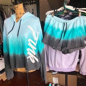 Victoria’s Secret PINK Hoodie and Short Set
